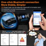 AMTIFO Bluetooth OBD2 Scanner Wireless - Auto-Connect, Clear Engine Codes, Live Data & Performance Monitoring, Works with iOS/Android - Vehicle Diagnostic Tool for Car Owners & DIY Enthusiasts - Image 4