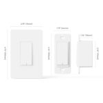 TREATLIFE 3 Way Smart Switch 4 Pack, 2.4GHz WiFi Smart Light Switch 3 Way Light Switch Works with Alexa, Google Home and SmartThings, Remote Control, FCC, Schedule, Neutral Wire Required - Image 9