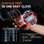 FOXWELL NT301 Plus 2 in 1 OBD2 Scanner Battery Tester, OBDII Diagnostic Tool Check Engine Car Code Reader, 12V 100-1100CCA Cranking Charging Analyzer Tester, Live Data, Full ODB2 Diagnosis - Image 5