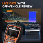 FOXWELL NT301 Plus 2 in 1 OBD2 Scanner Battery Tester, OBDII Diagnostic Tool Check Engine Car Code Reader, 12V 100-1100CCA Cranking Charging Analyzer Tester, Live Data, Full ODB2 Diagnosis - Image 6