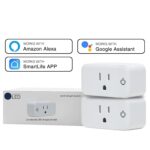 Smart Plug - 2 Pack Smart Home 2.4G Wi-Fi Plugs Outlet Works with Echo, Alexa & Google Home | Smart Plug for Home with Timer, Remote,Voice & Group Controller | No Hub Required - Image 3