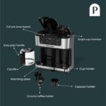 Deluxe 12-Cup Coffee Maker & Single Serve Brewer – Programmable, K-Cup Compatible, Adjustable Brew Size, Glass Carafe, Auto Shut-Off - Ideal for Home or Office - Image 5
