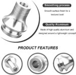 Car Shift Knob Boot Retainer, M12×1.25 Durable Aluminum Shift Boot Retainer Stick Shift Knob Adapter, Waterproof Rust-Proof Metal Manual Car Gear Shifter Lever Adapter Accessories (Silver) - Image 4