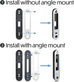 Wasserstein No-Drill Mount Compatible with Google Nest Doorbell (Battery) - Avoid Drilling and Protect Your Walls - Image 4