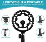 Blue Yeti Shock Mount Anti-Vibration Matching Boom Arm Stand Compatible w/Blue Yeti, Yeti X, Snowball & Blue Yeti Nano Mic (Black) - Image 4