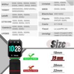 Runostrich Quick Release Nylon Watch Band - Choice of Width - 18mm, 19mm, 20mm, 22mm,24mm Elastic Watch Straps Adjustable Stretchy Solo Loop Sport Nylon Replacement Wristband - Image 4