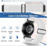 Runostrich Quick Release Nylon Watch Band - Choice of Width - 18mm, 19mm, 20mm, 22mm,24mm Elastic Watch Straps Adjustable Stretchy Solo Loop Sport Nylon Replacement Wristband - Image 6