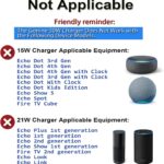 30W Power Cord Charger Replacement for Alexa Echo Show 8 3rd Gen., Show 10 3rd Gen., Show 15, Show 21, Echo 3rd 4th Gen AC Adapter. - Image 4