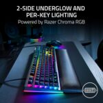 Razer BlackWidow V4 Mechanical Gaming Keyboard: Yellow Switches Linear & Silent - Chroma RGB - 6 Macro Keys - Magnetic Wrist Rest - Doubleshot ABS Keycaps - Roller & Media Keys Snap Tap - Image 4