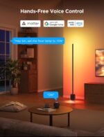 Govee Floor Lamp 2 with Matter, RGBIC, Warm Cool White LED, Alexa Compatible, 1725lm, Music Sync, Scene Modes, Smart Floor Lamp for Living Room, Bedroom, Black(1 Pack) - Image 5