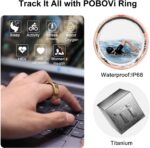 Smart Ring for Women Men- Sleep/Fitness/Stress/Heart Rate Tracker- Menstrual Records - 7 Days Battery Life - Wireless Charging - No APP Subscription - iOS & Android Compatible (Rosegold, 7) - Image 5