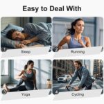 Smart Ring for Women Men- Sleep/Fitness/Stress/Heart Rate Tracker- Menstrual Records - 7 Days Battery Life - Wireless Charging - No APP Subscription - iOS & Android Compatible (Rosegold, 7) - Image 6