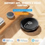 Robot Vacuum and Mop Combo, 2 in 1 Mopping & Mopping Robot with Schedule, App/Bluetooth/Voice, 3200Pa Max Suction, Self-Charging Robot Vacuum Cleaner, Slim, Ideal for Pet Hair, Hard Floor, Carpet - Image 3