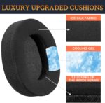 SOULWIT Cooling-Gel Earpads Replacement for SteelSeries Arctis 1/3/5/Arctis 7/7+/7P/7P+/7X/7X+/9/9X/Pro/Prime(Do Not Fit Any Arctis Nova) Headset, Ear Pads Cushions with Ice Silk Fabric - Black - Image 5