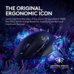 Logitech G502 X Plus Lightspeed Wireless Optical Mouse - LIGHTFORCE hybrid switches, LIGHTSYNC RGB, HERO 25K gaming sensor, compatible with PC - macOS/Windows - Black - Image 3
