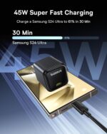 Baseus 45W USB C Charger Block, 2 Pack PPS Fast Charger Type C with USB-C Cable for iPhone 16/15 Series, iPad, Galaxy S24 Ultra and More Series - Image 3