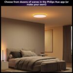 Philips Hue Datura Smart Ceiling Panel (Large Round 2.49 in x 22.60 in) White & Color Light, Bluetooth Compatible, Voice Control with Alexa, Apple Home & Google Assistant†? - Image 6
