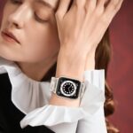 Delidigi Stretchy Bands Compatible for Apple Watch Band Women 40mm 38mm 41mm 42mm 44mm 45mm 46mm 49mm, Nylon Braided Straps for iWatch Series 10 9 8 7 6 SE 5 4 3 Ultra Ultra 2 - Image 3