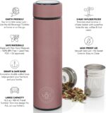 Teabloom - The ORIGINAL All-Brew Travel Tumbler & Thermos | OPRAH’s Favorite | 16oz/480ml Stainless Steel Insulated Water Bottle/Tea Flask/Cold Brew Coffee Mug - Image 4