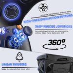 Gamrombo 2 Pack Replacement for Xbox 360 Controller, Wireless Controllers Gamepad Upgraded Joystick Compatible with 360 & Slim, Windows 11/10/8/7 PC Controller - Image 7