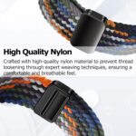 Braided Band Compatible for Whoop 4.0, Integrated Case and Strap Band‌, Magnetic Adjustable Buckle Design, Breathable Soft Elastic Replacement Strap Sport Wristband for Whoop 4.0 - Image 5