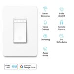 Kasa Smart Dimmer Switch HS220P3, Single Pole, Needs Neutral Wire, 2.4GHz Wi-Fi Light Switch Works with Alexa and Google Home, UL Certified,, No Hub Required, 3-Pack - Image 3