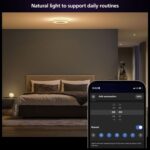 Philips Hue Being Ceiling Light, White - White Ambiance Warm-to-Cool White Smart LED Light - 1 Pack - Control with Hue App - Compatible with Alexa, Google Assistant, and Apple Homekit - Image 5