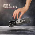 Encased Magnetic Phone Grip Holder (Compatible with MagSafe) Thin Silicone Finger Loop Ring for iPhone (Glitter) - Image 4