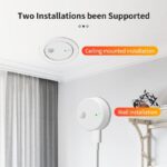 2pcs/lot XiuMii Smart Human Presence Motion Sensor,Tuya Smart Life App Control, 24G Millimeter Radar Detector High Sensing Human Body Exists Sensor Not Compatible with Alexa - Image 4