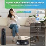 Robot Vacuum and Mop Combo, WiFi/Alexa/App, Smart Robotic Vacuum Cleaner, Ultra-Slim & Quiet, Tangle-Free, Auto Recharge, Robot Vacuum Cleaner for Pet Hair/Carpet/Hard Floor - Image 3