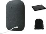 Google Audio Bluetooth Speaker - Wireless Music Streaming, Powerful Sound, Assistant Built-in, Wi-Fi and Bluetooth Connectivity, Smart Home Control, Stereo Pairing, Includes Pouch and Cloth - Image 6