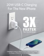 USB C Charger, Anker 32W 2 Port with 20W Power Adapter, PowerPort PD 2 with Foldable Plug for iPad/iPad Mini, for iPhone 14/14 Plus/14 Pro/14 Pro Max/13, Pixel, Galaxy, and More - Image 3