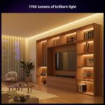 Philips Hue Lightstrip Starter Kit (6ft Light Strip, Base Plug, Hue Hub), Compatible with Alexa, Google Assistant, White - Image 4