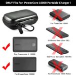 Case Compatible with Anker for PowerCore 10000 Portable Charger 10000mAh Power Bank. Battery Pack Charger Storage Holder for Anker Nano Power Bank (Box Only)- Black - Image 3