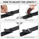 Magnetic Leather Band Compatible with Samsung Galaxy Watch 7/6/5/4/Active 2 40mm 44mm/Watch 6 Classic 43mm 47mm/Watch 5 Pro 45mm/Watch 4 Classic 42mm 46mm, 20mm Strap for Men - Image 9