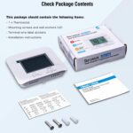 Upgraded Digital Non-Programmable Thermostat for Home 1 Heat/1 Cool Single Stage System, with Temperature & Humidity Monitor and Large Blue LCD Display - Image 8