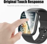 Compatible for Amazfit Active 2 Screen Protector, [6 Pack] Full Coverage TPU Clear Film Compatible for Amazfit Active 2 Smart Watch 44mm (6 Pack) - Image 5