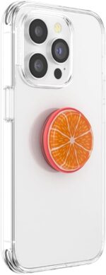 ​​​​PopSockets Phone Grip with Expanding Kickstand, Adhesive Grip - Jelly Citrus - Image 3