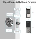 Saulex WiFi Smart Lock with Fingerprint, 5-in-1 Keyless Entry Front Door Lock,Built-in WiFi Deadbolt, App Remote Control, Easy Installation. - Image 7