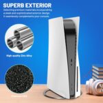 Vertical Stand for PS5 Pro, Stable Stand for PS5 Pro/Slim Console Disc and Digital, Easy-to-Install Accessories Compatible with PlayStation 5, with a Nice Look, a Sturdy Screw - Image 5