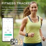 2025 Upgraded Smart Ring Health Tracker for Women Men, IP68 Waterproof Fitness Ring with Sleep Tracker/Step Tracker/Heart Rate/Blood Oxygen/Distance/Calories, No Subscription, Charging Case - Image 3