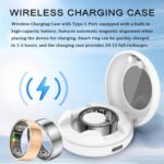 2025 Upgraded Smart Ring Health Tracker for Women Men, IP68 Waterproof Fitness Ring with Sleep Tracker/Step Tracker/Heart Rate/Blood Oxygen/Distance/Calories, No Subscription, Charging Case - Image 9