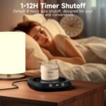 Coffee Mug Warmer - Coffee Cup Warmer for Desk Auto Shut Off, Smart Electric Candle Warmer Beverage Warmer for Coffee, Tea, Water, Milk and Coco, 5 Temperature Settings & 1-12H Timer - Image 4