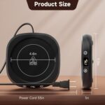 Coffee Mug Warmer - Coffee Cup Warmer for Desk Auto Shut Off, Smart Electric Candle Warmer Beverage Warmer for Coffee, Tea, Water, Milk and Coco, 5 Temperature Settings & 1-12H Timer - Image 6