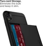 Spigen Slim Armor CS Cover Compatible with iPhone XR - Black - Image 3