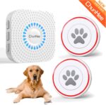 ChunHee Smart Dog Door Bell Wireless Puppy DoorBell for Potty Training, Dog Bells to go Outside, Bells for Dogs to Ring to go Potty, 2 Dog Buttons [New 2025] - Image 3