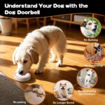 ChunHee Smart Dog Door Bell Wireless Puppy DoorBell for Potty Training, Dog Bells to go Outside, Bells for Dogs to Ring to go Potty, 2 Dog Buttons [New 2025] - Image 5