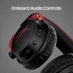 HyperX Cloud Alpha Wireless - Gaming Headset for PC, 300-hour battery life, DTS Headphone:X Spatial Audio, Memory foam, Dual Chamber Drivers, Noise-canceling mic, Durable aluminum frame,Red - Image 7