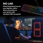 Scorpion V1 Wired Mechanical Gaming Keyboard – Tactile & Clicky – Brilliant RGB Lighting Compact Form Factor Customizable Keys & Multimedia Function 104 Keys - Image 6