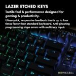 Scorpion V1 Wired Mechanical Gaming Keyboard – Tactile & Clicky – Brilliant RGB Lighting Compact Form Factor Customizable Keys & Multimedia Function 104 Keys - Image 7